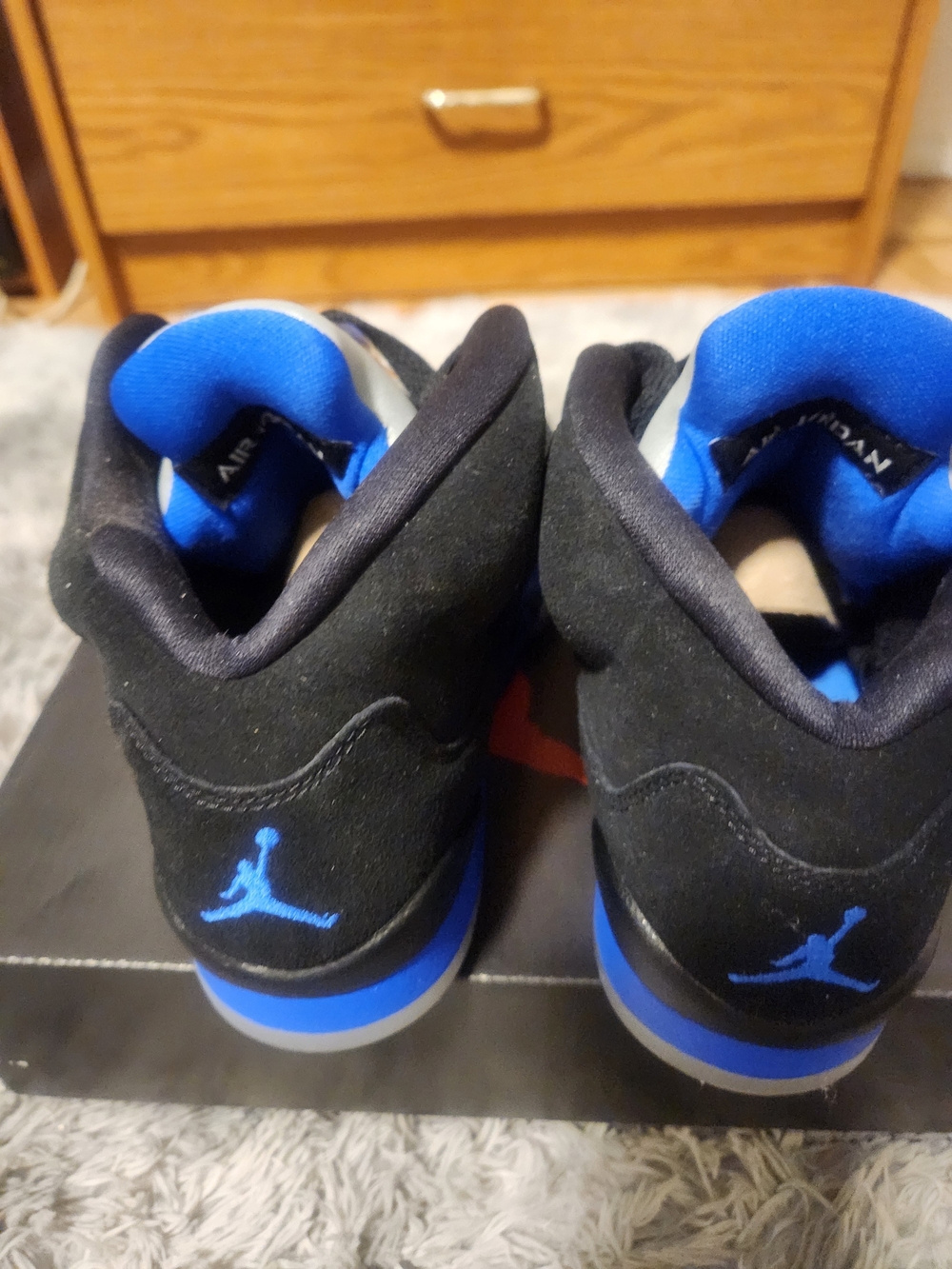 Nike Air Jordan 5 Racer Blue sz 5y - Picture 4 of 7